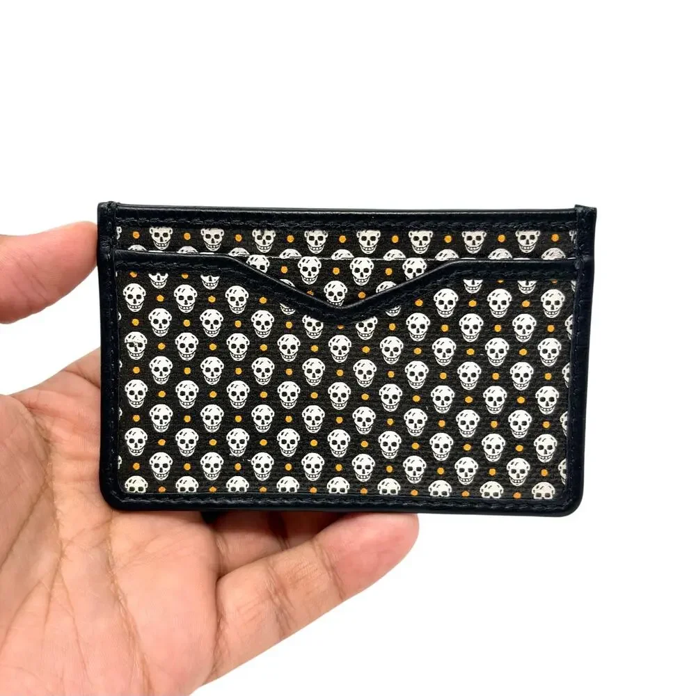 Alexander McQueen Skull-Print Cardholder